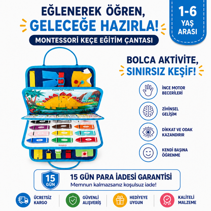LORIVA™ | Montessori Beceri Gelişim Çantası